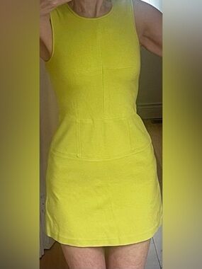 Yellow Sleeveless Dress